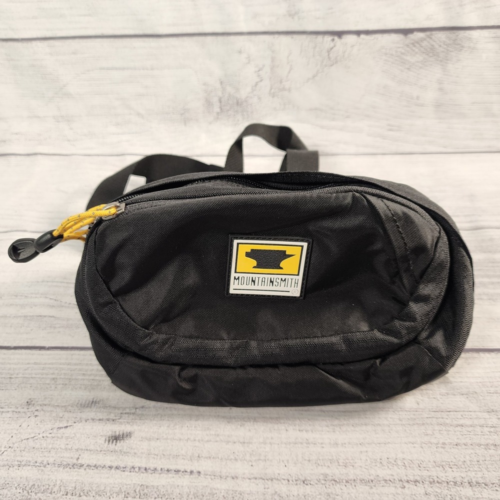 Mountainsmith Vibe TL5 Waist Pack Black Recycled Polyester Fanny Pack Hip Bag